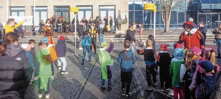 DKB aanwezig met sportieve activiteiten bij intocht Sinterklaas